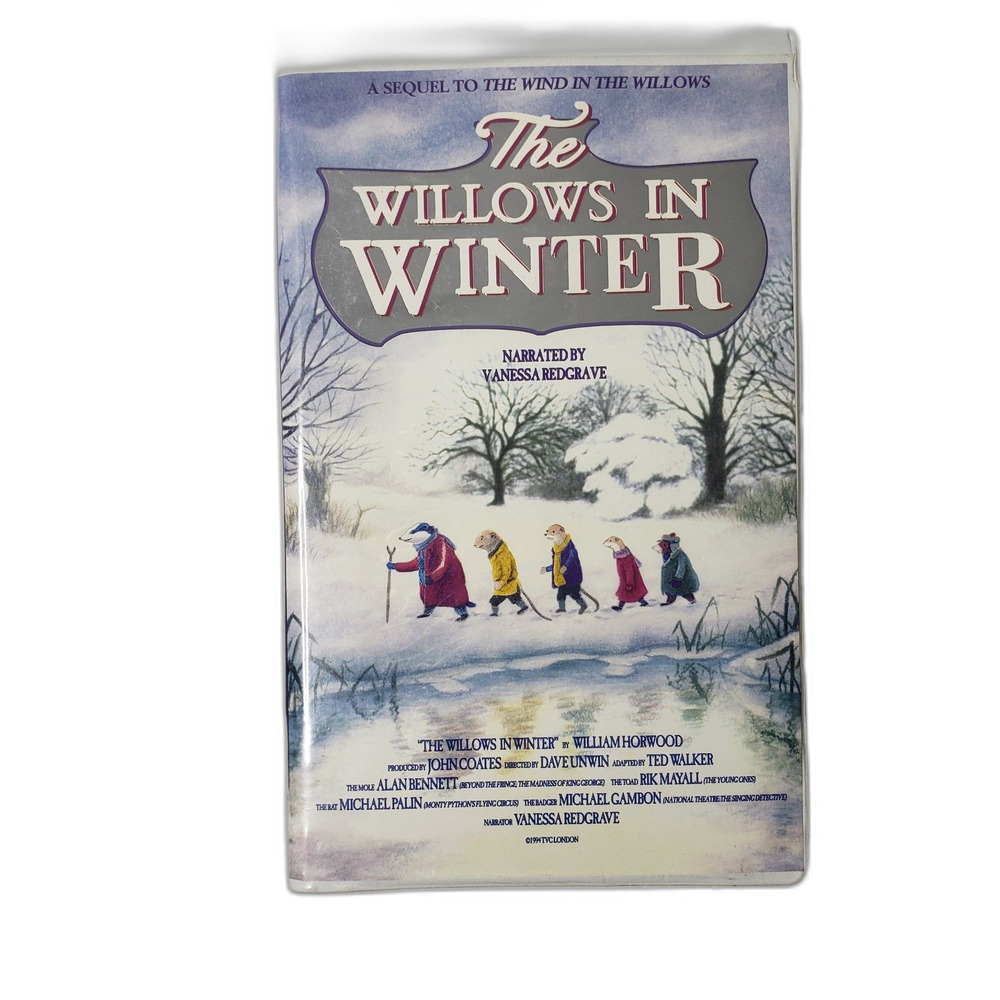 Vintage 1997 THE WILLOWS IN WINTER Vanessa Redgrave VHS Video Tape Movie